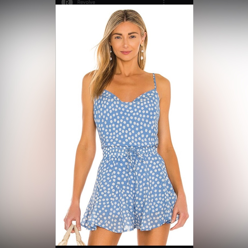 💙Heartloom polkadot cami and shorts set